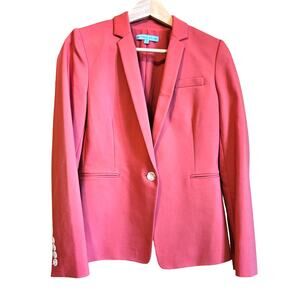NEW! Antonio Melani Tabitha Blazer Jacket Coral Pink Size 4